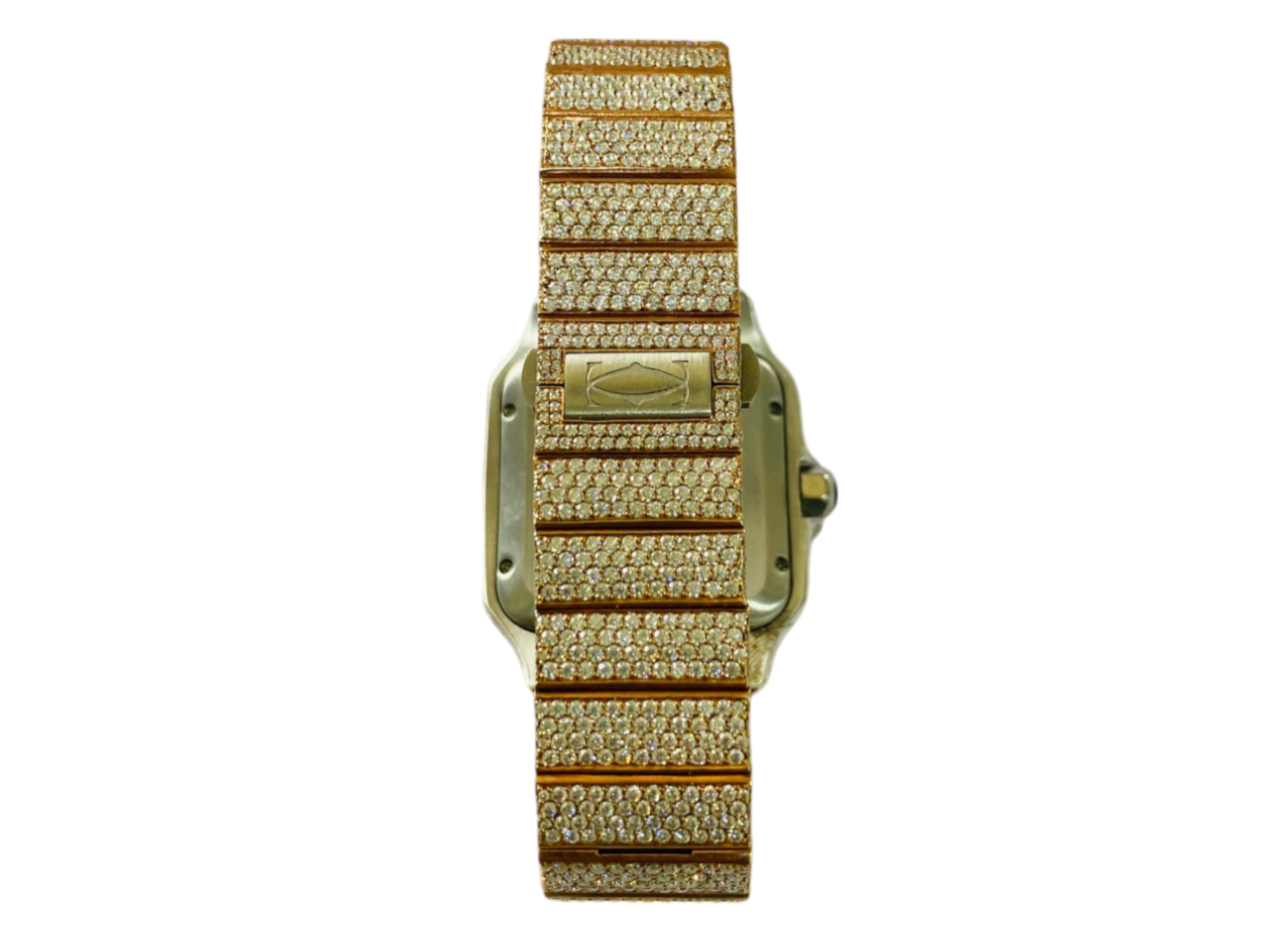 Iced Out: Moissanite Rose gold 40MM Watch